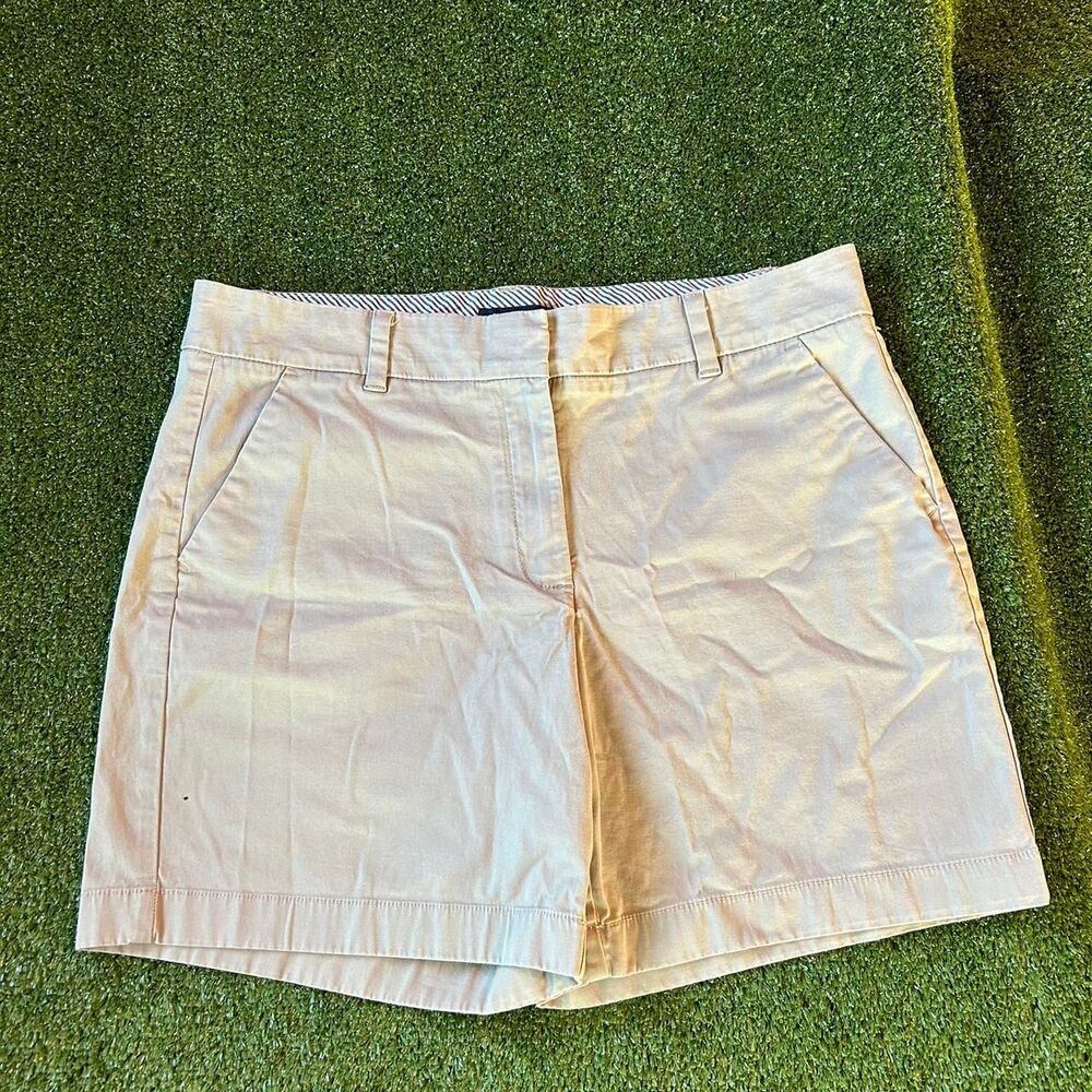 Tommy-hilfiger Women's Tan and Cream Shorts